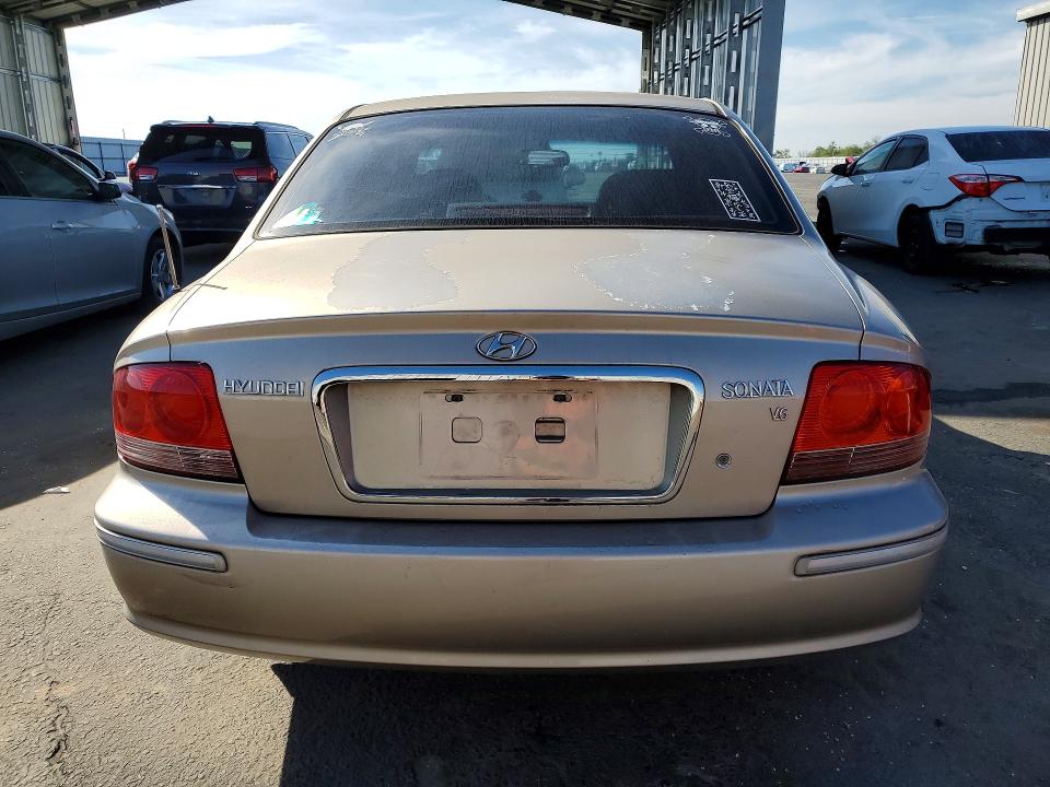 2005 Hyundai Sonata VIN KMHWF35H65A150670 COPART salvage auction — FRONT END, Ca - Salvage Certificate, sold $100 on 2026-07-09 (photo 6)