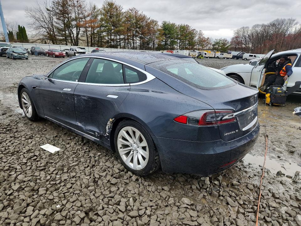 2018 Tesla Model s VIN 5YJSA1E2XJF258115 COPART salvage auction — SIDE, Nj - Cert Of Title-Salvage, sold $10,900 on 2026-07-27 (photo 2)