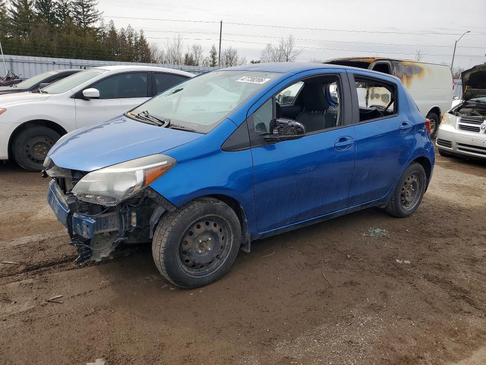 2015 Toyota Yaris VIN VNKKTUD33FA042295 COPART salvage auction — FRONT END, On - Permit Salvage, sold $2,200 on 2026-07-09 (photo 1)