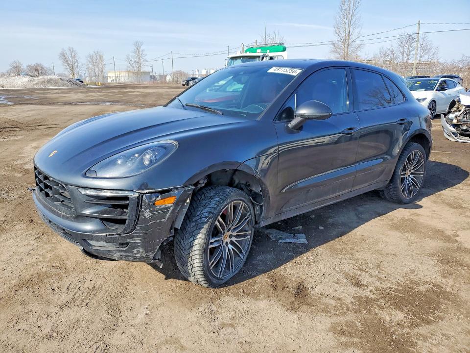 2017 Porsche Macan VIN WP1AG2A55HLB54704 COPART salvage auction — FRONT END, Qc - Gravement Accidente, sold $10,000 on 2026-07-21 (photo 1)