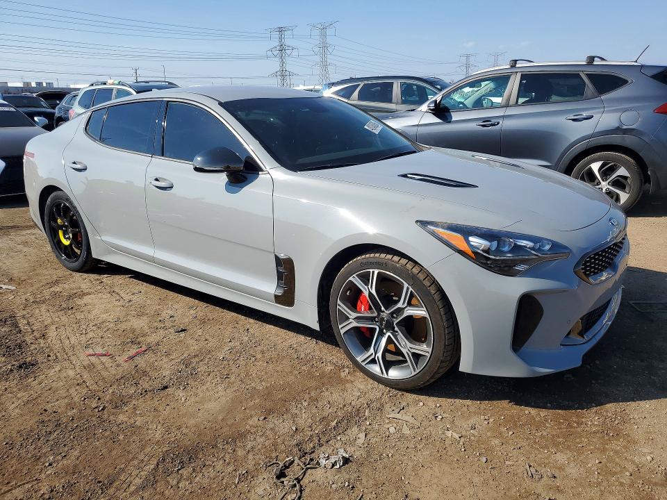 2018 Kia Stinger VIN KNAE35LC2J6039183 COPART salvage auction — NORMAL WEAR, Il - Salvage Certificate, sold $10,300 on 2026-07-14 (photo 4)
