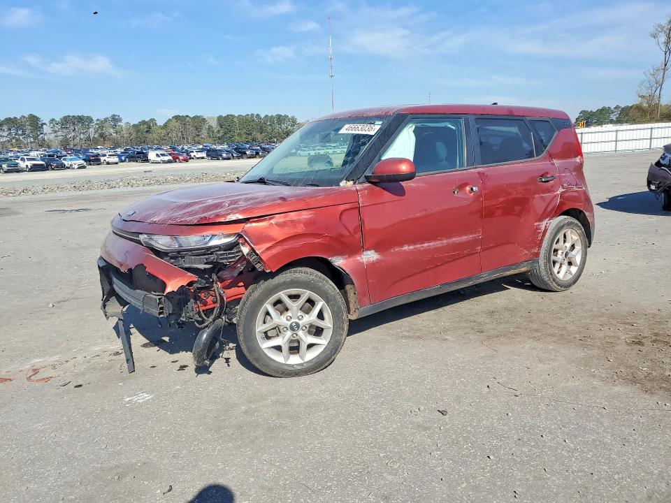 2021 Kia Soul VIN KNDJ23AU5M7777885 COPART salvage auction — FRONT END, Nc - Salvage Certificate Of Title, sold $2,250 on 2026-07-30 (photo 1)