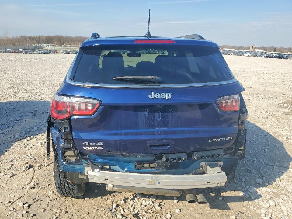 2017 Jeep Compass VIN 3C4NJDCB6HT628831 COPART salvage auction — REAR END, Mi - Certificate Of Title, sold $1,750 on 2026-07-02 (photo 6)