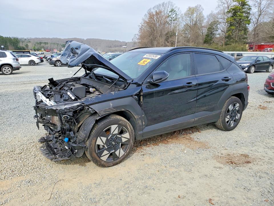 2024 Hyundai Kona VIN KM8HB3ABXRU103510 COPART salvage auction — FRONT END, Nc - Salvage Certificate Of Title, sold $2,650 on 2026-07-09 (photo 1)
