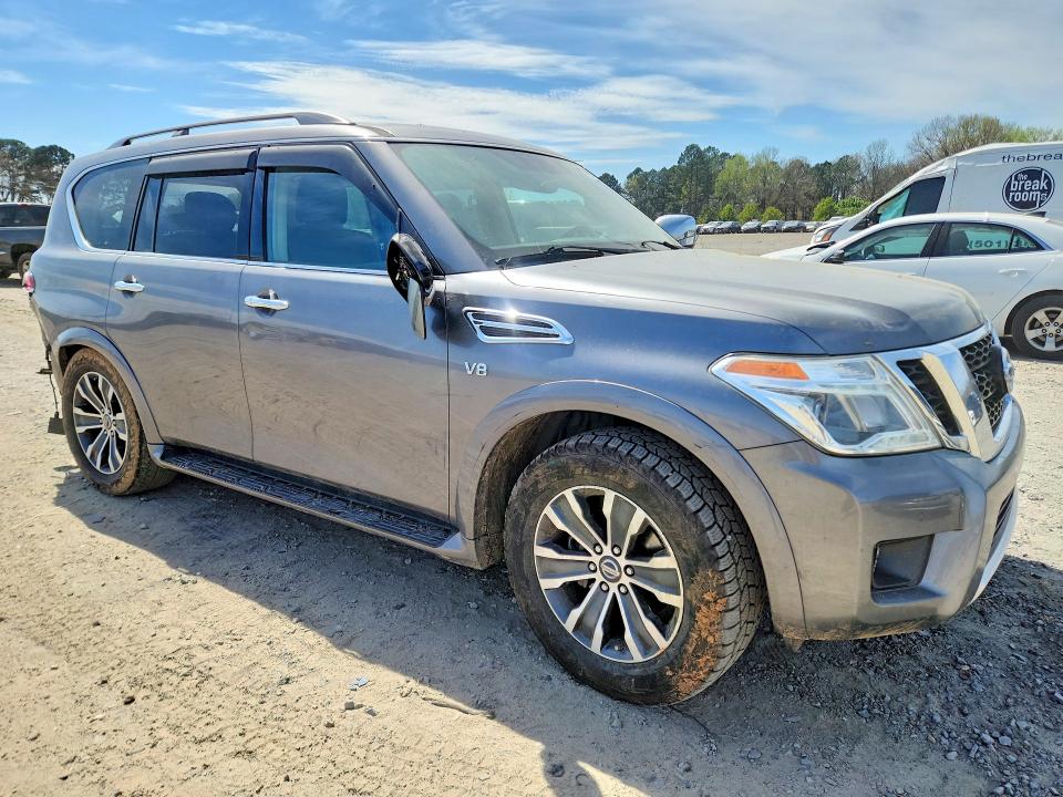 2018 Nissan Armada VIN JN8AY2ND3JX001029 COPART salvage auction — REAR END, Ar - Cert Of Title-Salvage, sold $3,550 on 2026-07-08 (photo 4)