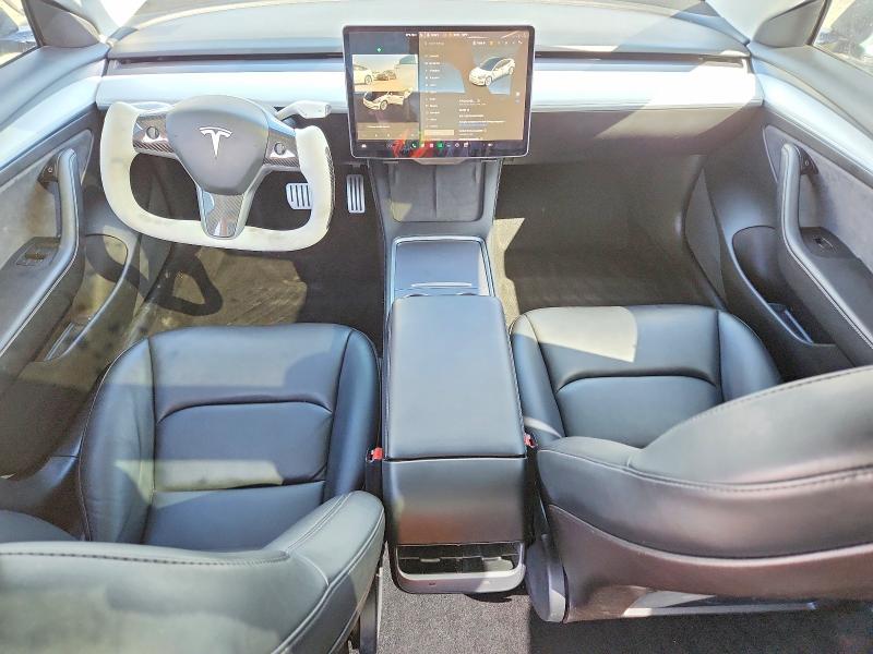 2021 Tesla Model 3 VIN 5YJ3E1EA6MF990830 COPART salvage auction — FRONT END, Ca - Salvage Certificate, sold $6,500 on 2026-07-14 (photo 8)