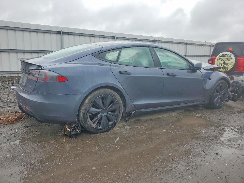 2021 Tesla VIN 5YJSA1E63MF455053 COPART salvage auction — FRONT END, Salvage Title, sold $11,700 on 2026-07-22 (photo 3)