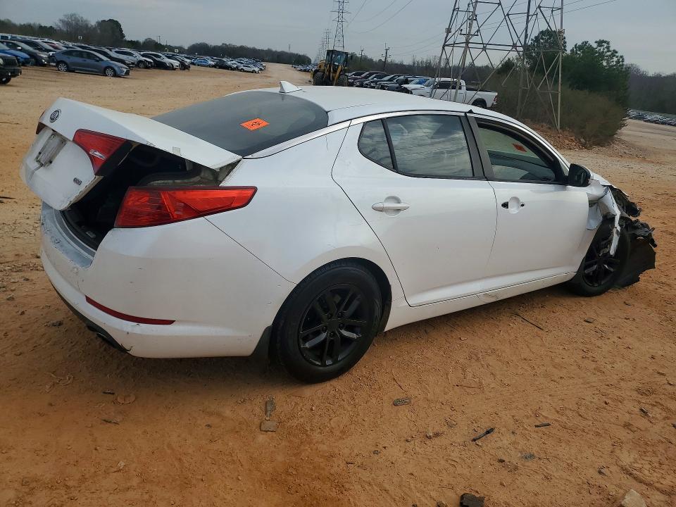 2011 Kia Optima VIN KNAGM4A70B5106750 COPART salvage auction — FRONT END, Nc - Salvage Certificate Of Title, sold $250 on 2026-07-06 (photo 3)