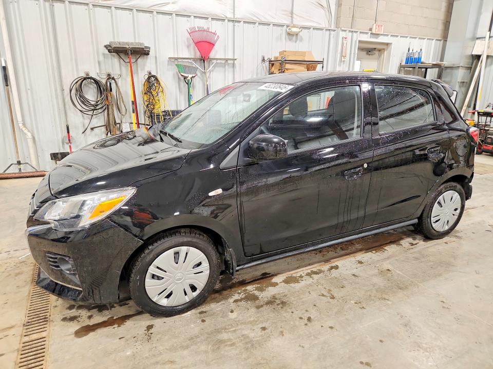 2024 Mitsubishi Mirage VIN ML32AUHJ2RH003509 COPART salvage auction — REAR END, Wv - Salvage Certificate, sold $1,050 on 2026-07-07 (photo 1)