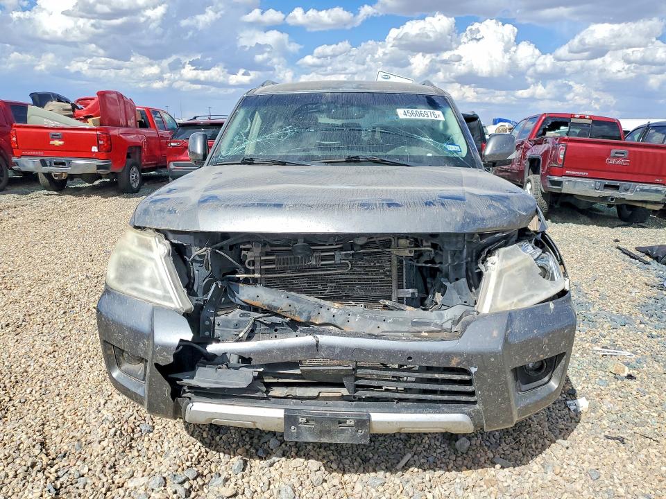 2017 Nissan Armada VIN JN8AY2ND5H9007686 COPART salvage auction — FRONT END, TX - CERTIFICATE OF TITLE (P), sold $2,950 on 2026-07-28 (photo 5)