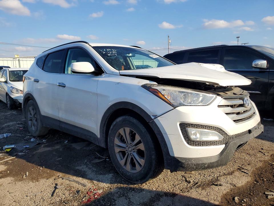 2016 Hyundai Santa fe VIN 5XYZU3LB3GG343805 COPART salvage auction — FRONT END, Id - Salvage Certificate Of Title, sold $2,150 on 2026-07-06 (photo 4)