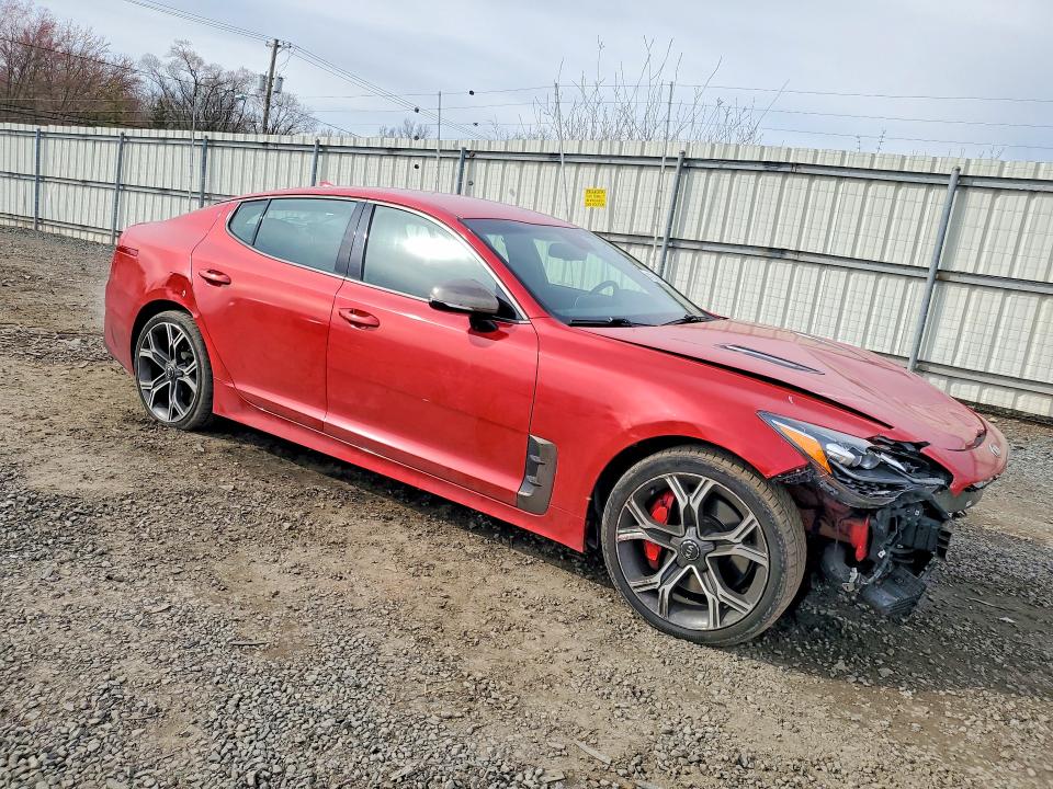 2018 Kia Stinger VIN KNAE35LC3J6028998 COPART salvage auction — FRONT END, Nj - Cert Of Title-Salvage, sold $2,100 on 2026-07-21 (photo 4)