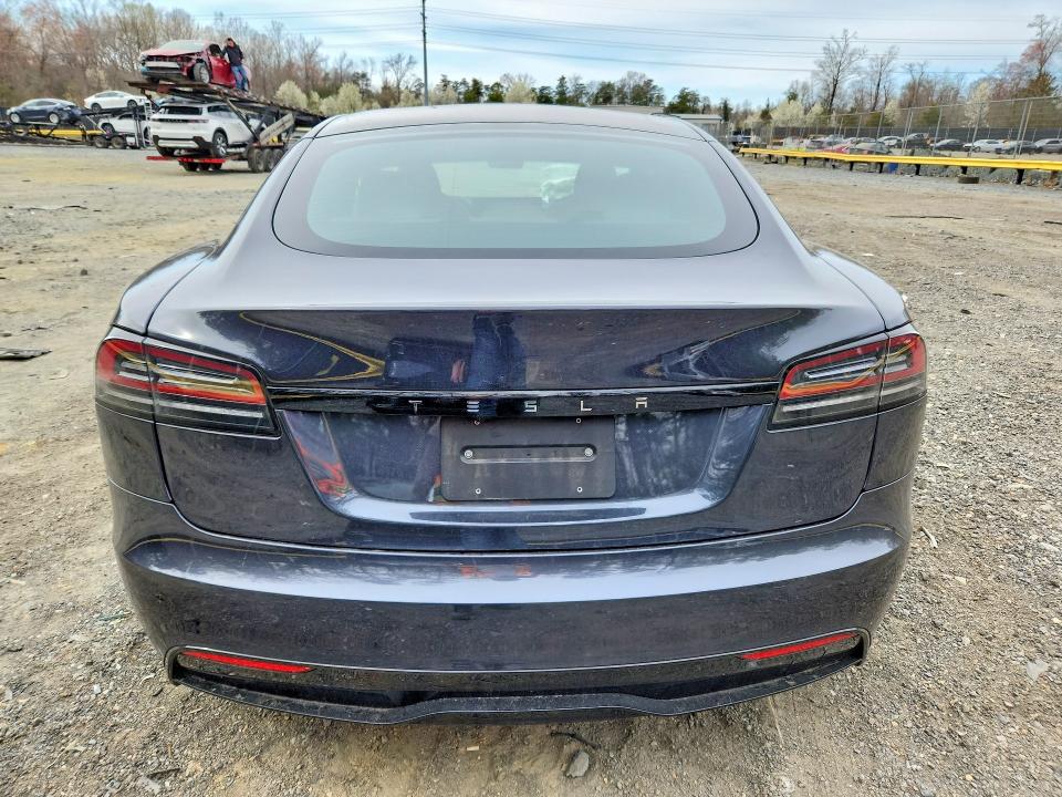 2023 Tesla Model s VIN 5YJSA1E52PF530014 COPART salvage auction — FRONT END, Md - Cert Of Salvage > 75% Damage, sold $17,700 on 2026-07-24 (photo 6)