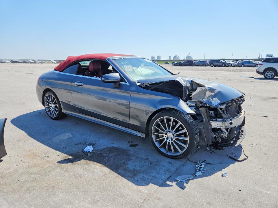 2017 Mercedes-benz C-klasse VIN WDDWK4KB8HF437608 COPART salvage auction — FRONT END, La - Cert Of Title-Salvage, sold $2,150 on 2026-07-08 (photo 4)