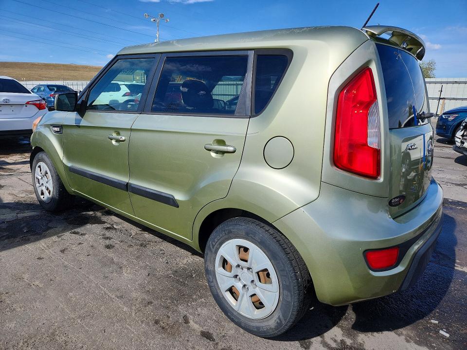 2012 Kia Soul VIN KNDJT2A5XC7457296 COPART salvage auction — FRONT END, Fl - Cert Of Title Slvg Rebuildable, sold $1,250 on 2026-07-06 (photo 2)