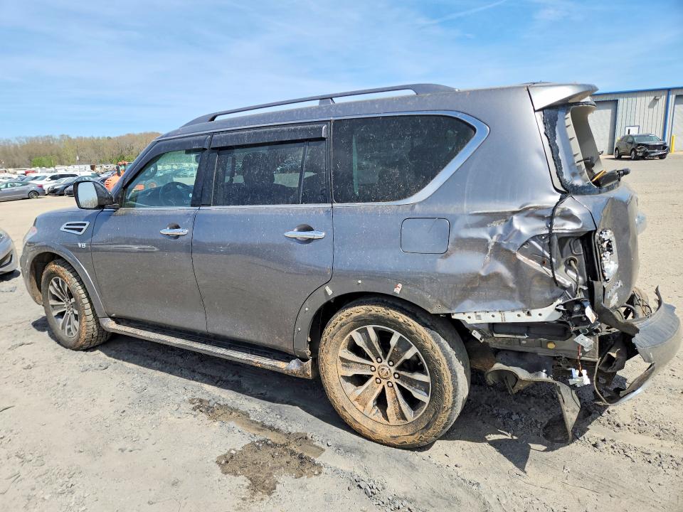 2018 Nissan Armada VIN JN8AY2ND3JX001029 COPART salvage auction — REAR END, Ar - Cert Of Title-Salvage, sold $3,550 on 2026-07-08 (photo 2)