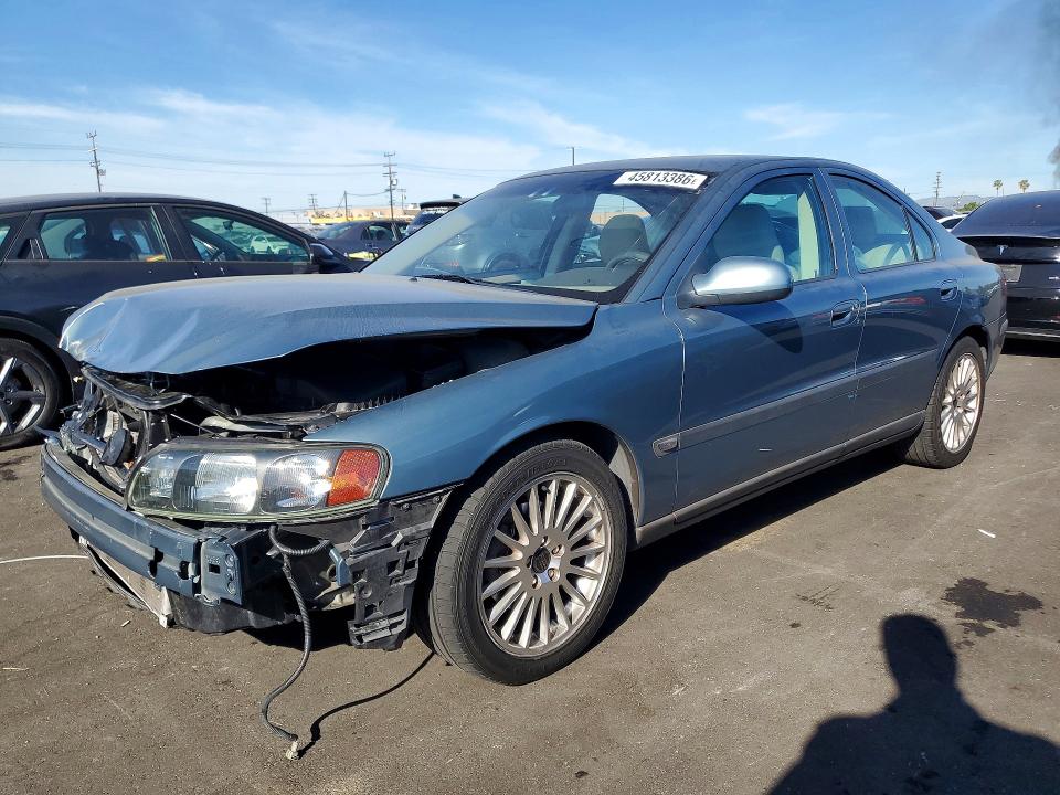 2003 Volvo S60 VIN YV1RS58D832249607 COPART salvage auction — FRONT END, Ca - Salvage Certificate, sold $225 on 2026-07-08 (photo 1)