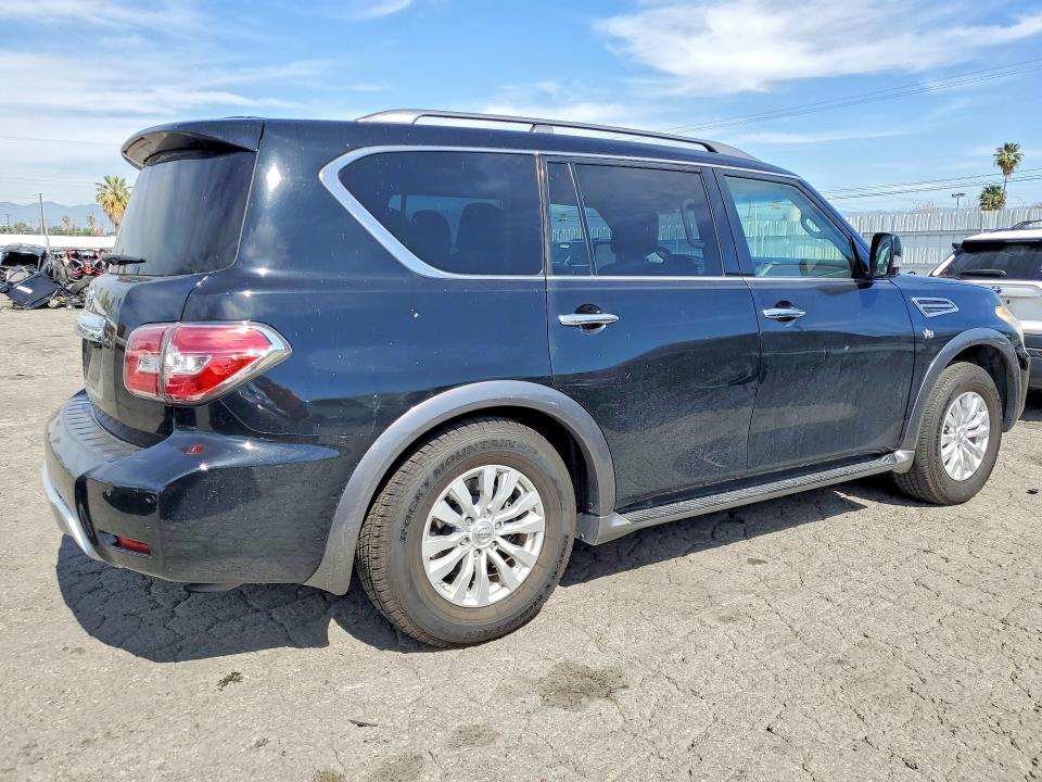 2017 Nissan Armada VIN JN8AY2NDXH9002919 COPART salvage auction — MINOR DENT/SCRATCHES, Ca - Dis/Dlr/Exp Only Clean Title (P), sold $4,950 on 2026-07-20 (photo 3)