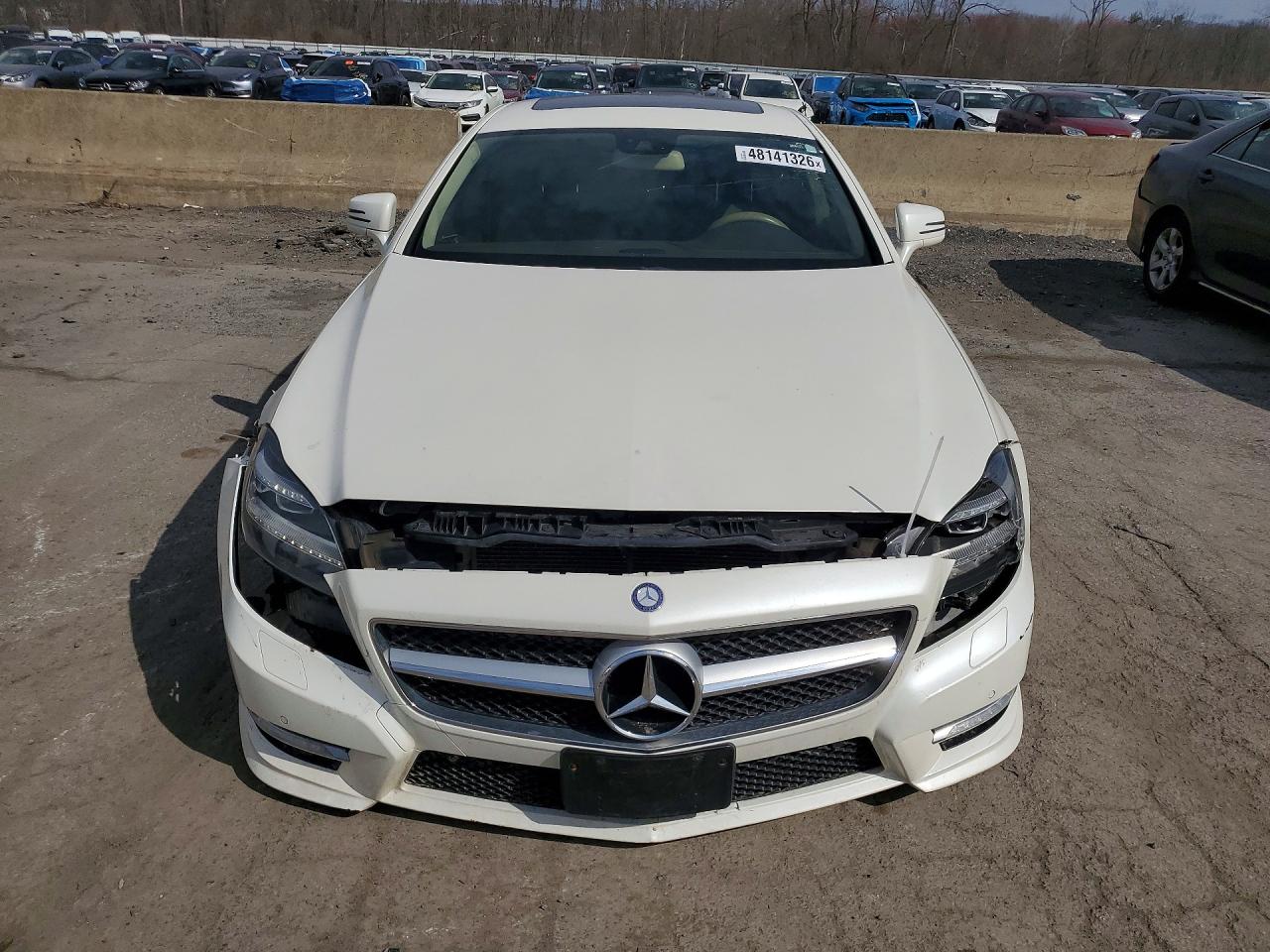 2014 Mercedes-Benz CLS-Class VIN WDDLJ7DB4EA100222 COPART salvage auction — Front End, WV - CERTIFICATE OF TITLE, sold $3,500 on 2026-04-24 (photo 5)
