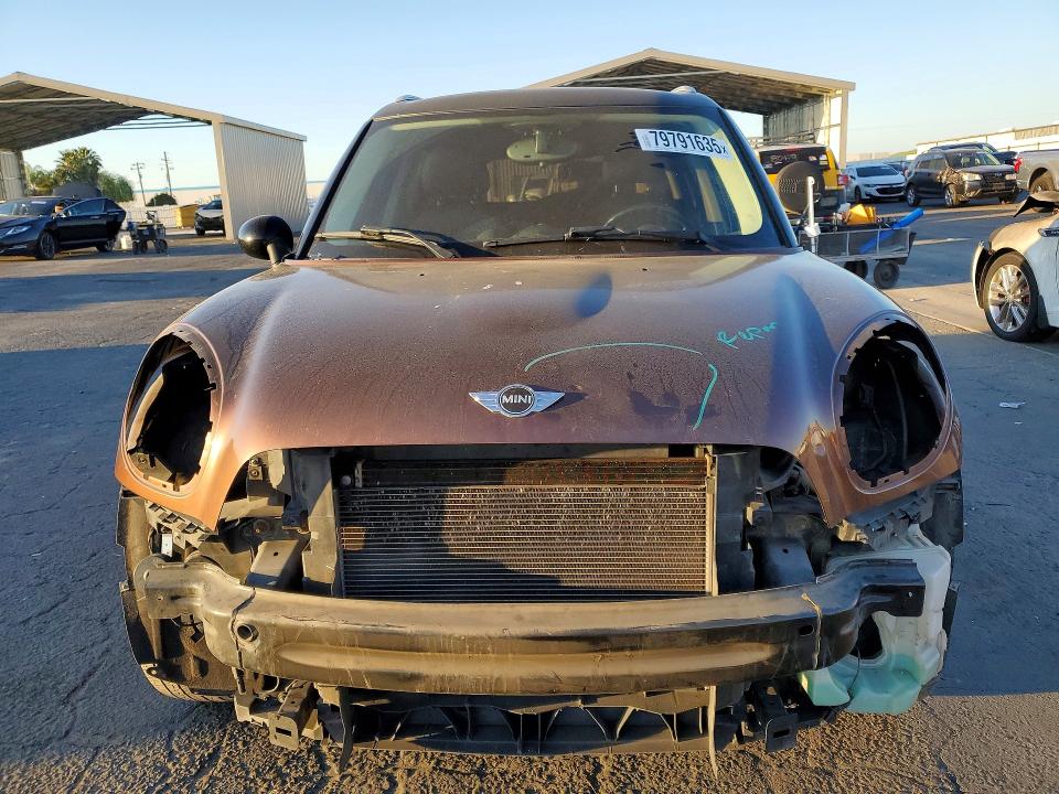 2014 Mini Cooper VIN WMWZB3C59EWR38929 COPART salvage auction — FRONT END, Salvage Title, sold $775 on 2026-07-13 (photo 5)