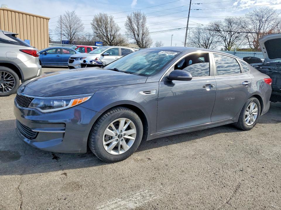 2018 Kia Optima VIN KNAGT4L3XJ5212876 COPART salvage auction — VANDALISM, Oh - Cert Of Title-Salvage, sold $2,550 on 2026-07-08 (photo 1)
