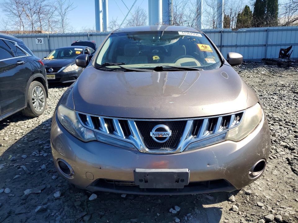 2010 Nissan Murano VIN JN8AZ1MW7AW100291 COPART salvage auction — BIOHAZARD/CHEMICAL, NJ - CERTIFICATE OF TITLE, sold $225 on 2026-07-29 (photo 5)