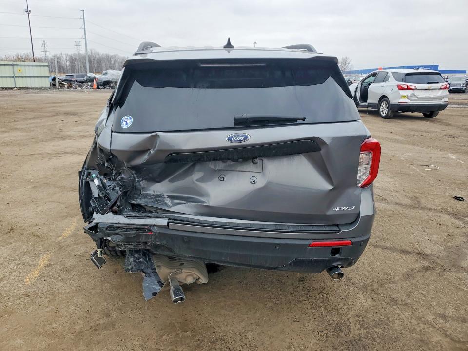 2023 Ford Explorer VIN 1FMSK8KH4PGA93249 COPART salvage auction — REAR END, Mi - Scrap Certificate Of Title, sold $5,900 on 2026-07-02 (photo 6)