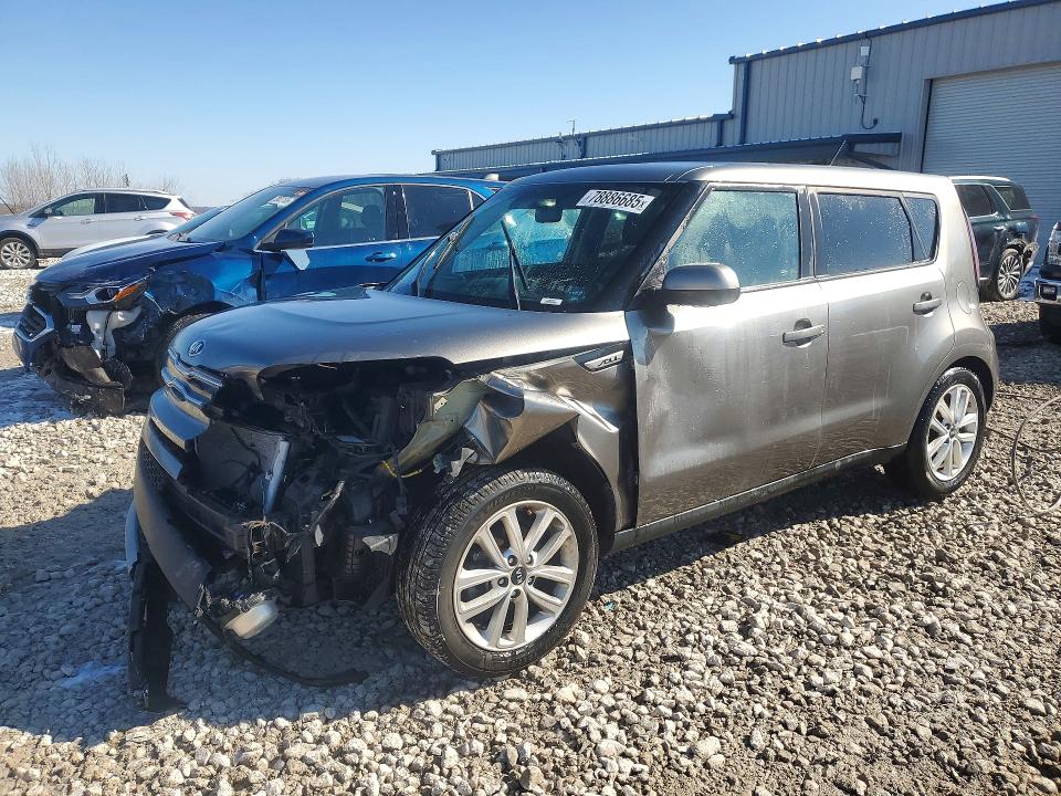 2019 Kia Soul VIN KNDJP3A54K7007331 COPART salvage auction — FRONT END, Mi - Certificate Of Title, sold $450 on 2026-07-30 (photo 1)