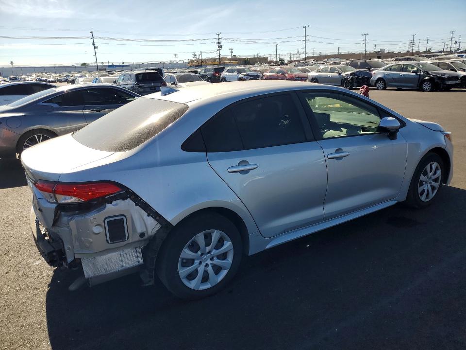 2022 Toyota Corolla VIN JTDEPMAE8NJ230664 COPART salvage auction — REAR END, Ca - Salvage Certificate, sold $6,200 on 2026-07-22 (photo 3)