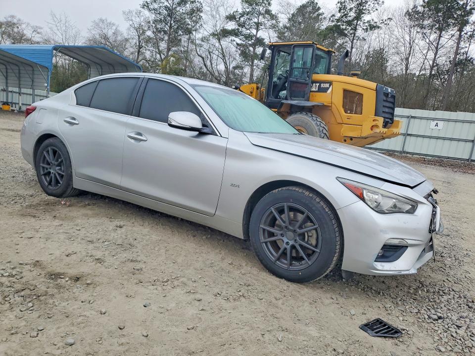 2019 Infiniti Q50 VIN JN1CV7AP0KM110175 COPART salvage auction — FRONT END, Ga - Cert Of Title-Salvage, sold $2,950 on 2026-07-14 (photo 4)