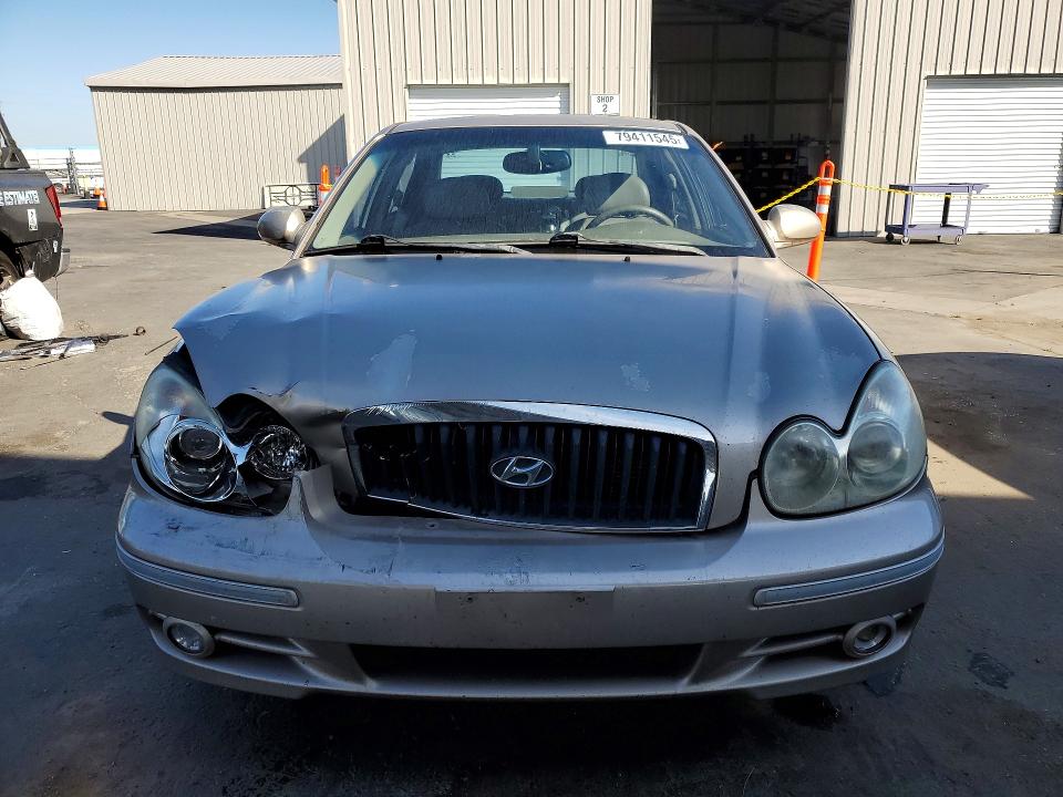 2005 Hyundai Sonata VIN KMHWF35H65A150670 COPART salvage auction — FRONT END, Ca - Salvage Certificate, sold $100 on 2026-07-09 (photo 5)