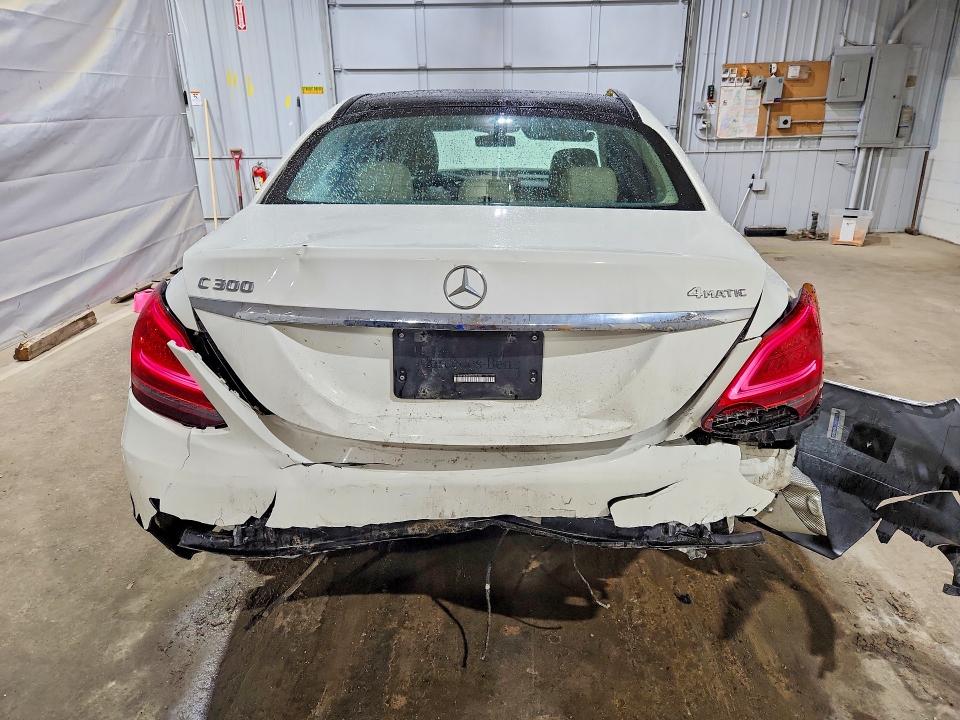 2021 Mercedes-benz C-klasse VIN W1KWF8EB6MR635300 COPART salvage auction — FRONT END, NH - CERT OF TITLE-SALVAGE, sold $2,750 on 2026-07-02 (photo 6)