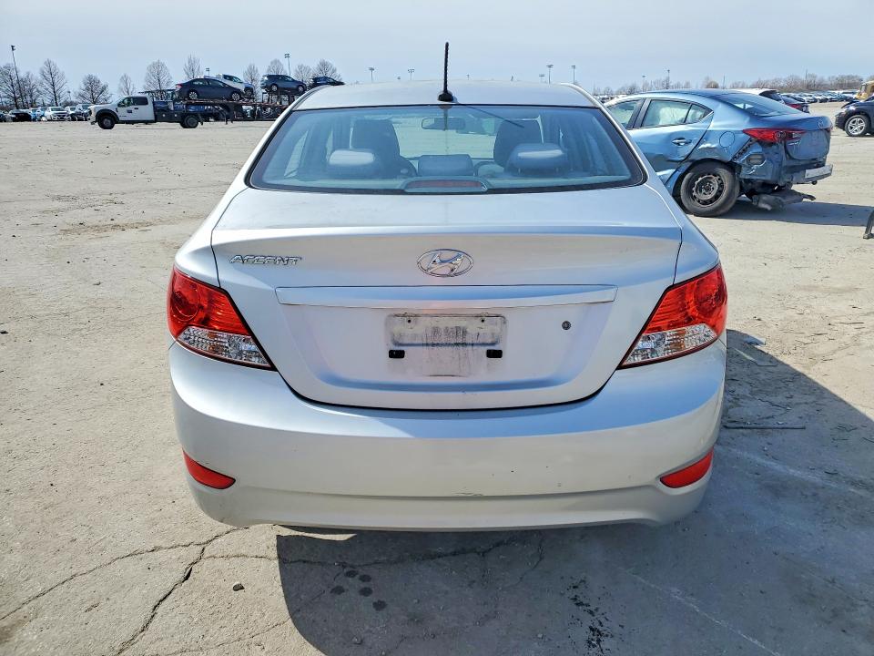 2013 Hyundai Accent VIN KMHCT4AE6DU554305 COPART salvage auction — FRONT END, Mo - Salvage Certificate Of Title, sold $750 on 2026-07-24 (photo 6)