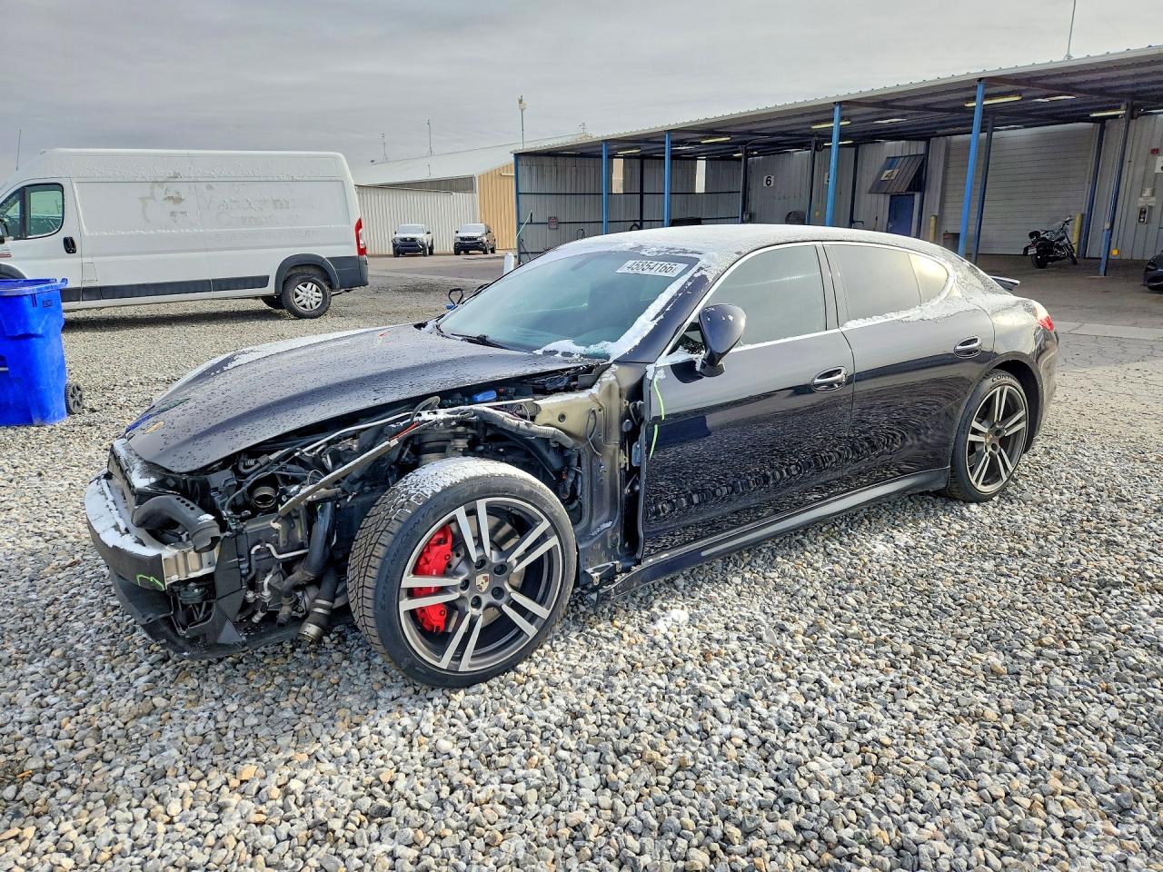 2012 Porsche Panamera VIN WP0AC2A7XCL091204 COPART salvage auction — Front End, CO - PUBLIC - SALVAGE TITLE, sold $7,500 on 2026-05-12 (photo 1)