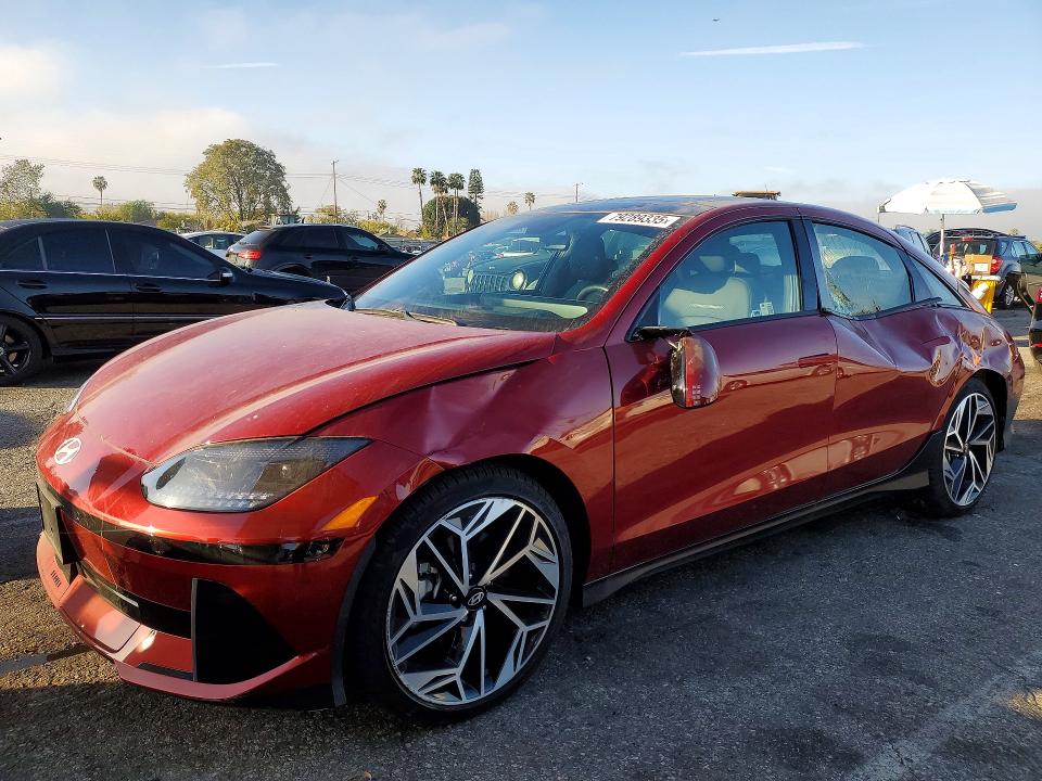 2025 Hyundai Ioniq 6 VIN KMHM54AA6SA092306 — COPART salvage auction photo