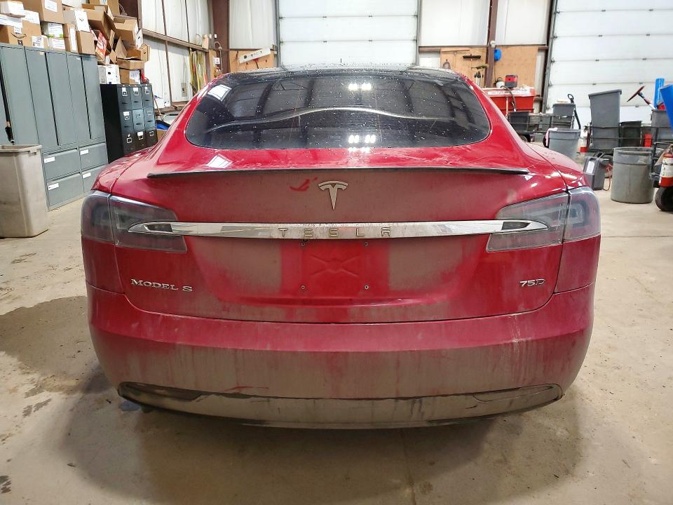 2017 Tesla Model s VIN 5YJSA1E22HF229170 COPART salvage auction — FRONT END, Salvage Title, sold $3,800 on 2026-07-16 (photo 6)