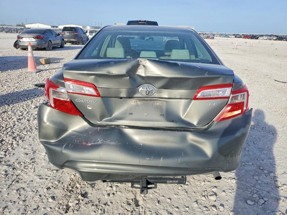 2014 Toyota Camry VIN 4T4BF1FK1ER422799 COPART salvage auction — REAR END, Tx - Salvage Vehicle Title, sold $2,800 on 2026-07-02 (photo 6)