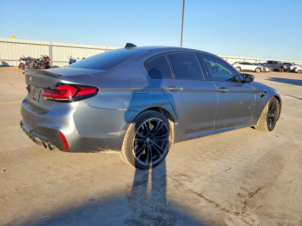 2018 BMW M5 VIN WBSJF0C52JB282425 COPART salvage auction — UNDERCARRIAGE, TX - SALVAGE VEHICLE TITLE, sold $21,500 on 2026-07-06 (photo 3)