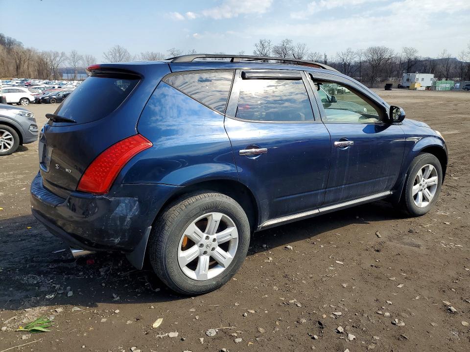 2006 Nissan Murano VIN JN8AZ08W66W550526 COPART salvage auction — MINOR DENT/SCRATCHES, Ny - Certificate Of Title, sold $750 on 2026-07-23 (photo 3)