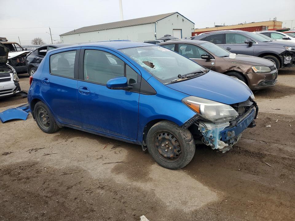 2015 Toyota Yaris VIN VNKKTUD33FA042295 COPART salvage auction — FRONT END, On - Permit Salvage, sold $2,200 on 2026-07-09 (photo 4)