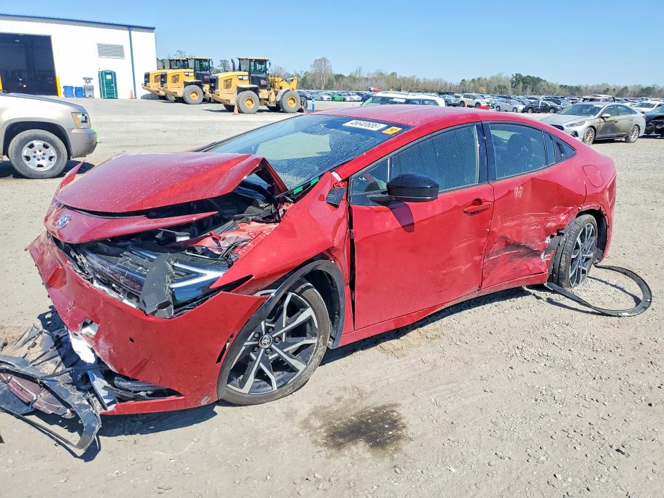2024 Toyota Prius VIN JTDACACU0R3025539 COPART salvage auction — FRONT END, NC - SALVAGE CERTIFICATE OF TITLE, sold $3,750 on 2026-07-20 (photo 1)