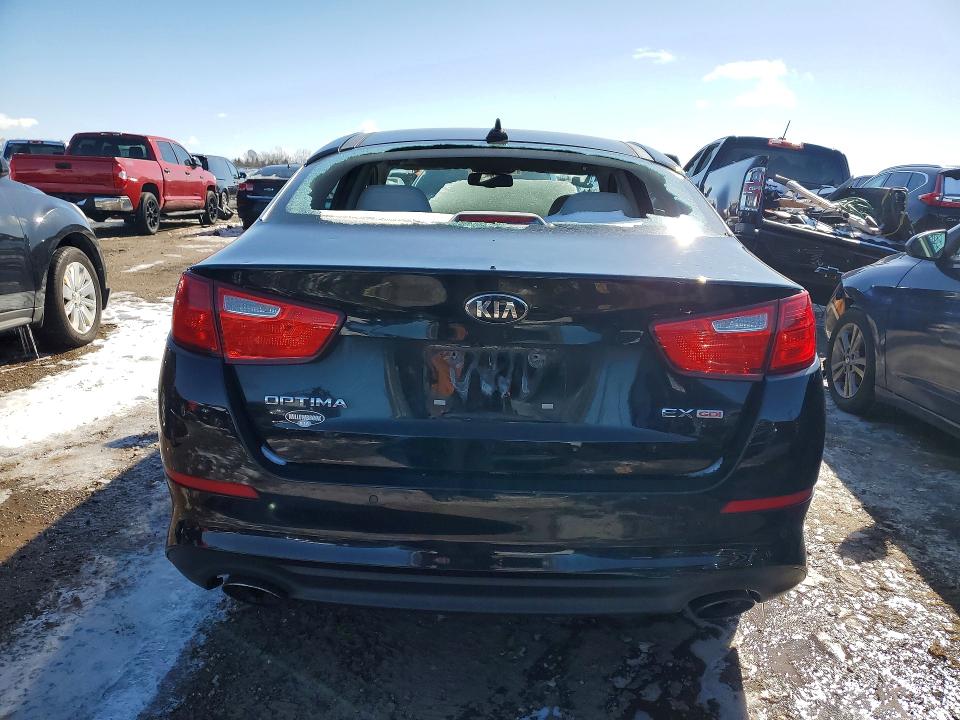 2015 Kia Optima VIN 5XXGN4A75FG407662 COPART salvage auction — HAIL, Il - Salvage Certificate, sold $1,200 on 2026-07-28 (photo 6)