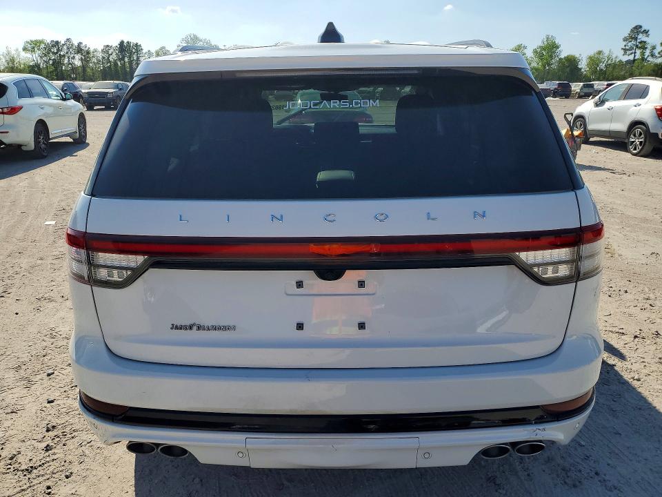 2025 Lincoln Aviator VIN 5LM5J6WC5SGL23437 COPART salvage auction — FRONT END, Tx - Salvage Vehicle Title, sold $12,400 on 2026-07-07 (photo 6)