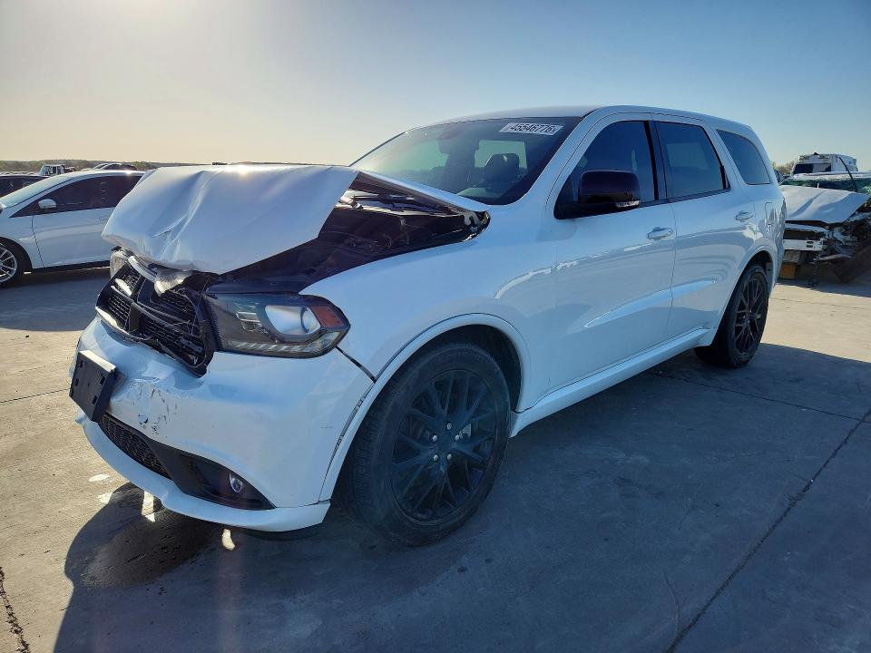 2016 Dodge Durango VIN 1C4SDJCT6GC485908 COPART salvage auction — FRONT END, Tx - Certificate Of Title, sold $175 on 2026-07-02 (photo 1)