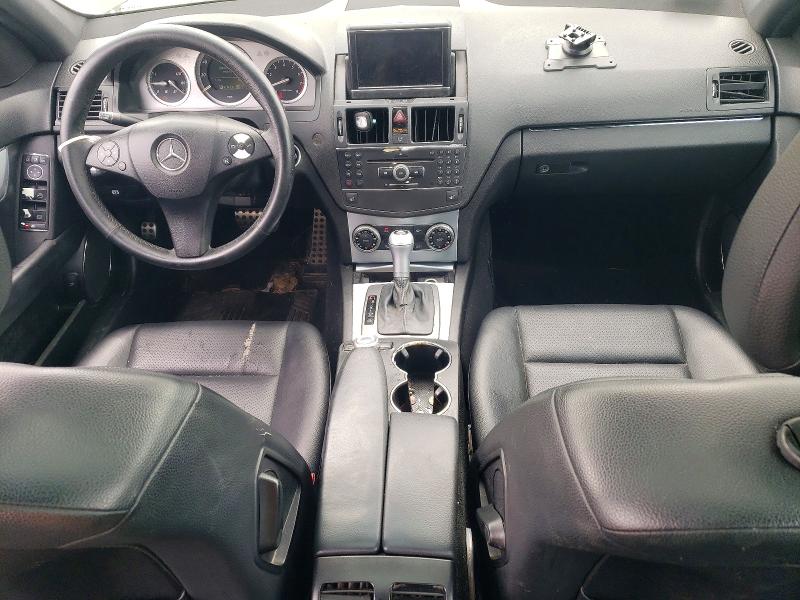 2008 Mercedes-benz C class VIN WDDGF81X38F142297 COPART salvage auction — FRONT END, NC - DEALER ONLY CLEAN TITLE, sold $600 on 2026-07-28 (photo 8)