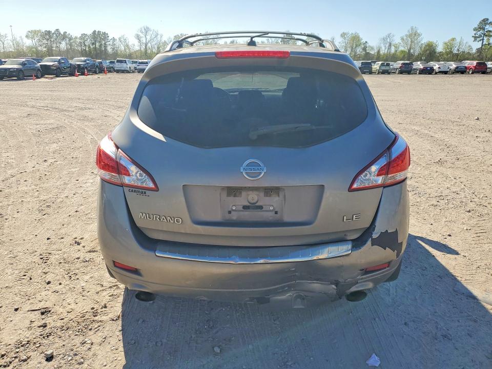 2011 Nissan Murano VIN JN8AZ1MU3BW062588 COPART salvage auction — REAR END, Tx - Salvage Vehicle Title, sold $150 on 2026-07-24 (photo 6)
