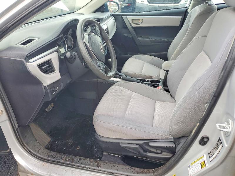2014 Toyota Corolla VIN 5YFBURHE6EP037357 COPART salvage auction — WATER/FLOOD, Hi - Certificate Of Salvage, sold $2,950 on 2026-07-06 (photo 7)