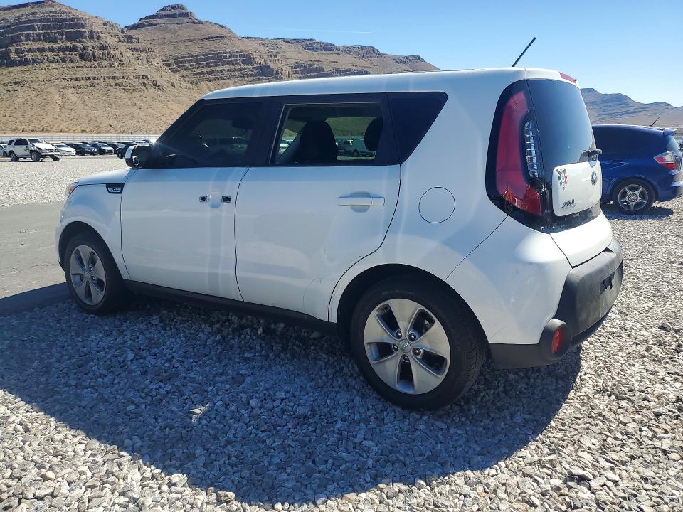 2016 Kia Soul VIN KNDJN2A23G7348183 COPART salvage auction — VANDALISM, Nv - Salvage Title, sold $1,750 on 2026-07-20 (photo 2)