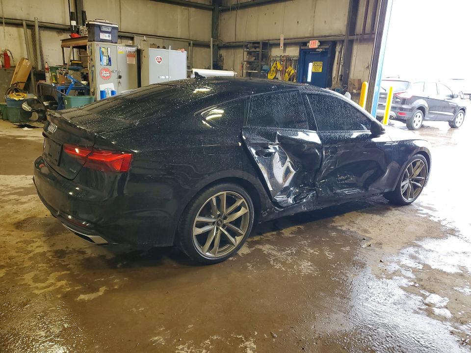 2021 Audi A5 VIN WAUFACF53MA049394 COPART salvage auction — SIDE, On - Permit Salvage, sold $15,150 on 2026-07-07 (photo 3)