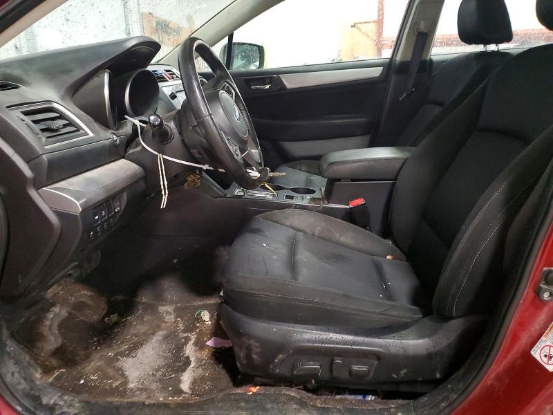 2017 Subaru LEGACY VIN 4S3BNAH68H3043469 COPART salvage auction — FRONT END, Vt - Cert Of Title-Parts Only Salva, sold $700 on 2026-07-08 (photo 7)